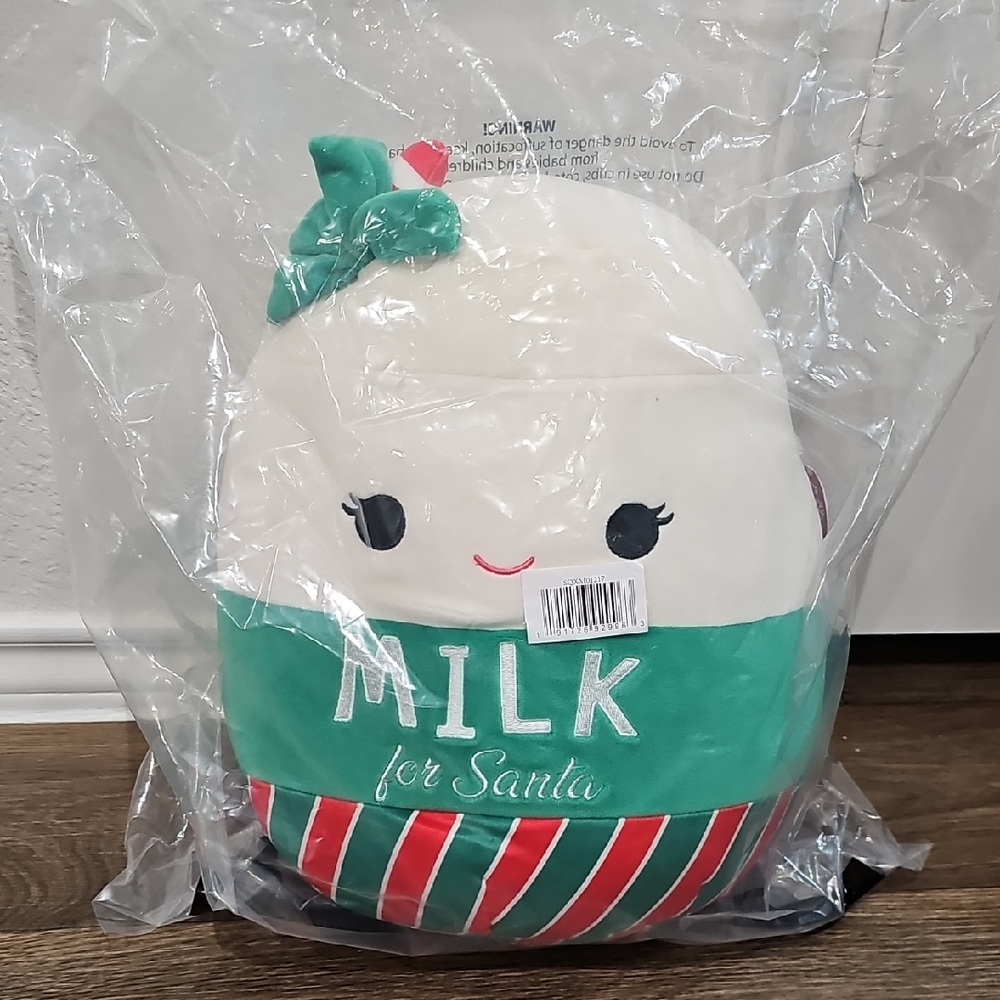 Squismallows Hedda The Milk For Santa 12 Inch Plush